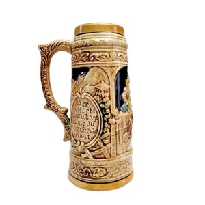 Vintage Japan Beer Stein 36oz